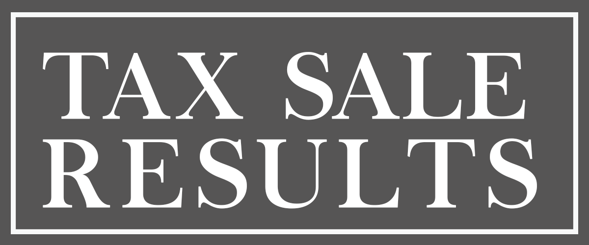 Tax Sale Results